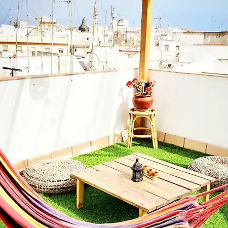 Bright With Ac And Rooftop Terrace In The Heart Of Ubytování v soukromí Cádiz